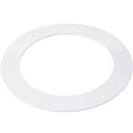 25 Pack White Plastic Trim Ring for 8" Inch Recessed Can Down Light Oversized Lighting Fixture