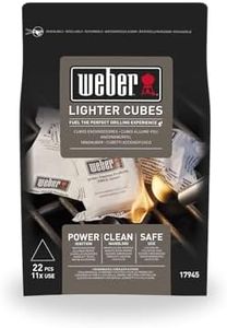 Weber Lighter Cubes | BBQ Lighter Easy Ignition | Power Ignition & Ash-Free Barbeque Lighters | Fire Lighters Multipack | 22 Pieces | Quick & Convenient | Clean Handling, Eco Safe & Food Safe (17945)