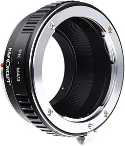 PK to Micro 4 3, K&F Concept® Lens Mount Adapter for Pentax K PK Lens to Olympus Panasonic Micro 4/3 M4/3 Mount Adapter G10 G3 GF3 GF1 E-P3 P2 PL3 PL1