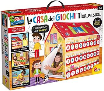 Lisciani Giochi- Montessori La Mia Casa dei Giochi Educativi, Multicolore, Large, 88782