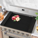 Uovviney Noodle Board Stove Cover with Built-in Handles-29.5"x22" Wooden Stove Top Cover Board for Gas Stove and Electric Stove, Durable Extra Thick Pine Wood, Stove Top Covers For Electric Stove