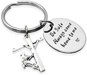 Handmade Lineman Be Safe Keychain with Lineman Charm, Always Come Home to Me Keychain, Lineworker Be Safe Gift, Come Home Safe Lineman Gift