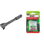 Topeak Pocket Rocket Mini Pump, Black,22.2 x 4.2 x 2.5 cm & Slime 20053 Bike Skabs Patch Kit, for bike tube puncture repair, contains 6 patches and a metal scuffer