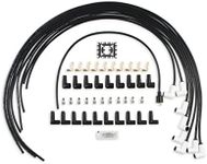 ACCEL 9001C Extreme 9000 Spark Plug Wire Set - Universal - 90 Degree White Ceramic Boots