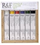 R&F Handmade Paints Pigment Sticks, Opaque Colors, Set of 6 (2930)