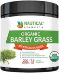 Barley Grass Powder - USDA Certified Organic Barley Grass Powder - Non-GMO, Vegan, and Non-Irradiated - Rich In Antioxidants, Protein, Fiber, Minerals, Chlorophyll, Amino Acids and Protein - 200 Grams