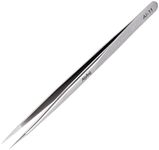 Precision Tweezer, Upgraded Professional Pointed Tweezer, High-end Stainless Steel Tweezer for Craft, Electronics, Soldering, Model, Laboratory Work, Jewelry-Making