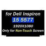 PEHDPVS Screen Replacement 15.6" B156HTN03.8 for Dell INSPIRON 15 5577 28H80 028H80 FHD 1920X1080 LED LCD Display Digitizer Non-Touch Screen (Only for Non-Touch Screen).