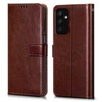 WOW IMAGINE Shock Proof Flip Cover Back Case Cover for Samsung Galaxy M15 5G Prime Edition | M15 5G | F15 5G (Flexible | Leather Finish | Card Pockets Wallet & Stand | Chestnut Brown)