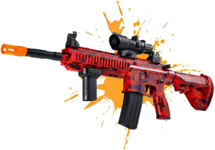 WAZG Electric Gel Water Gun, Rechargeable Water Blaster Squirt Guns, 2
