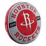 Officially Licensed NBA Houston Rockets 15" Travel To Go Cloud Pillow, Multi Color, One Size