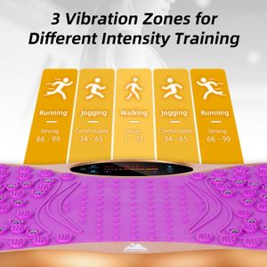 EVOLAND Vibration Plate – Fitness Exercise Machine, Purple