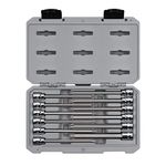 TEKTON 3/8 Inch Drive Long Torx Bit Socket Set, 12-Piece (T10-T60) | SHB91305