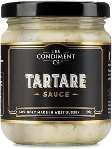 The Condiment Company Tartare Sauce 190g, Use As Fish Sauce for Battered Fish, Cod, Haddock, Seafood Cakes, Fresh, Creamy Sea Food Condiment
