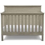 Delta Children Middleton 4-in-1 Convertible Baby Crib, Textured Limestone