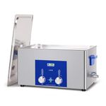 DK SONIC Industrial Ultrasonic Cleaner 22L Stainless Steel, 480W Commercial Sonic Cleaner with Encoded Timer,Heater&Basket, Multiple functions for Carburetors, Motorcycle Engines, Carburetors,Chains