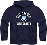 Ivysport Columbia University Lions Hooded Sweatshirt, Crest, Navy, X-Large