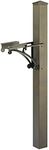 Whitehall 15992 Aluminum Superior Post and Brackets with Post Cap in Bronze