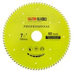 TCT19080TPRO Saxton Professional Range TCT Circular Saw Blade 190mm x 80T x 30mm Bore, 16, 20, 25mm Reduction Rings