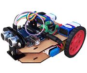 Kit4Curious Ultrasonic Sensor Based Obstacle avoiding Robot Complete kit with Code and Project Report