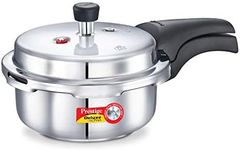 Prestige 2L Alpha Deluxe Induction Base Stainless Steel Pressure Cooker, 2.0-Liter