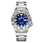 ADDIESDIVE Automatic Watches for Men Satinless Steel Diver 200 M Wristwatch Synthetic Sapphire, Steel Band, fashions