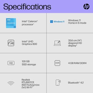 HP Stream 14” Laptop – Indigo Blue