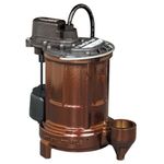 Liberty Pumps 257-2 Vertical Magnetic Float 1/3 HP Cast Iron Submersible Sump/Effluent Pump with 25-Feet Cord