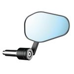 Oxford Shield 360 Bar End Motorcycle Mirror, Black