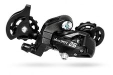 Vedroci MARVO M26 Rear Derailleur, 7/8 Speed, Long Cage, Black, Shimano Compatible, RD-M26L, Max 36T Cog for Mountain & Hybrid Bike