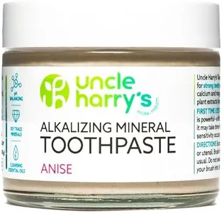 Uncle Harry's Fluoride Free Toothpaste - Anise (3 oz Glass jar)