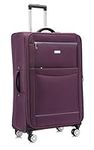 DK Luggage Starlite Lightweight WLS08 Large 28" Suitcases 4 Wheel Spinner Purple