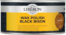 Liberon Black Bison Paste Wax Dark Oak 500ml