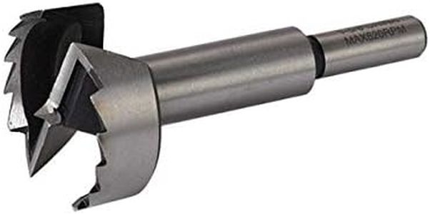 Woodriver High-Carbon Steel 1-5/8" Forstner Bit 3/8” Shank