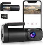 Dash Cam Front with SD Card,1080P WiFi Dash Camera for Cars, Car Camera Dash with 0.96" mini screen Parking Monitor, Night Vision, 140° Wide Angle,WDR, App Control, G-Sensor,Easy Installation