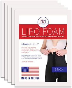 5 SHEETS!!!! WHAT A DEAL! MADE IN USA Lipo Foam Individual Sheets 8x11in After Surgery Liposuction Medical Grade Flexible 5 PACK