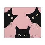 Funny Cat Mouse Pad Square Cute Mou