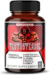 8IN1 Ultra Test Support with Tribulus Terrestris L-Arginine Maca Root Tongkat Ali Beet Root VIT D3 - Strength, Energy & Muscle Growth Support (90 Count (Pack of 1))