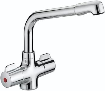 Bristan MH SNK EF C Manhattan Easyfit Kitchen Sink Mixer Tap with Swivel Spout, Chrome