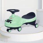 R for Rabbit Iya Iya Zippy Kids Swing Car, Scratch Free PVC Wheels with ABEC7 Bearing, Ride on Magic Toy Car for Kids Suitable for 3+ Years Boys & Girls, Upto 75 Kgs - 6 Month Warranty (Sea Green)