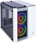 Corsair CC-9011137-WW 280X Crystal RGB Tempered Glass Micro ATX PC Case - White