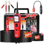 Autel PowerScan PS100 Power Circuit Probe Tester Kit, 12V 24V Electrical Circuit System Diagnostic Tool, Automotive Circuit Tester, Read AC/DC Current Resistance, Built-in Circuit Breaker, 20ft Cord