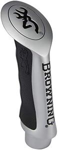 Browning Pistol Grip Gear Shift Knob for Cars and Trucks, for Automatic and Manual Shifter, Fits Most Vehicles., Silver