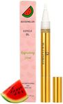 Beauty Power Nail Oil Cuticle Pen - Watermelon - Nail Strengthener & Growth Serum with Vitamin A, D, E, B5, Grapeseed & Natural Oils - Repair for Brittle, Peeling, Thin Nails - Twist Brush Pen