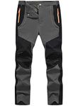 TBMPOY Men's Summer Lightweight Breathable Climbing Trouser Travel Work Pants(Gray,US 34)
