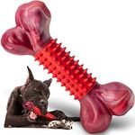 Tough Dog Toys for Aggressive Chewers Large Breed, Apasiri Dog Chew Toys, Durable Dog Toys, Dog Bones Made with Nylon and Rubber, Big Indestructible Dog Toy, Medium Puppy Chew Toys Teething chew Toy