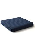 YNM Weighted Blanket, 100% Oeko-Tex Certified Cotton Material with Premium Glass Beads (Navy, 152CM x 203CM 9kg), Suit for One Person Use on Double & King Bed