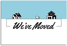 Home Advantage 4x6 Change of Address Moving Announcement, We've Moved Postcard 4x6 (25 Pack)