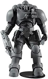 McFarlane Toys, Warhammer 40000 Reiver Action Figure with 22 Moving Parts, Unpainted Collectible Warhammer Figure with Collectors Stand Base, Customise Your Figure – Ages 12+