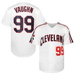 TKJPYWYH Men's Ricky Vaughn 99 Movie Baseball Jersey,90s Hip Hop Clothing Stitched Sports Fan Shirt Jersey Navy Grey White, 99 White, Small